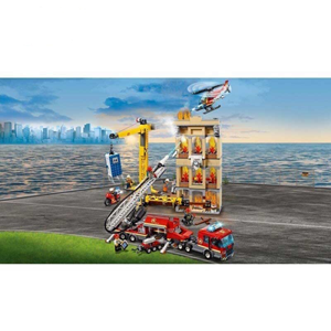 لگو سیتی شهرهای آتش نشانی 985 قطعه Fire Cities-اسباب بازی